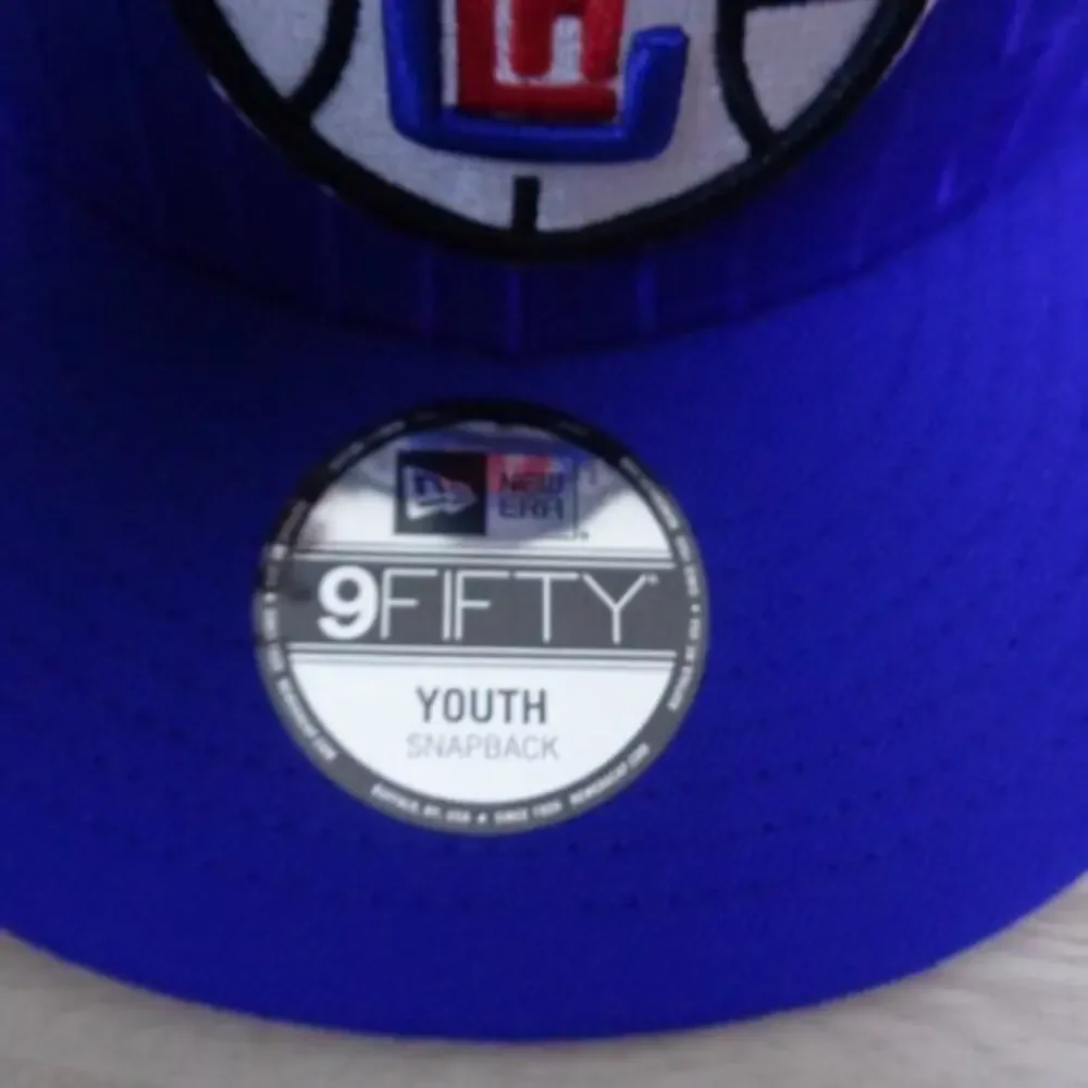 LA Clippers New Era Royal Official Team Color 9FIFTY Snapback Hat Youth‎